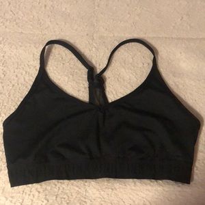 Black sports bra from pink